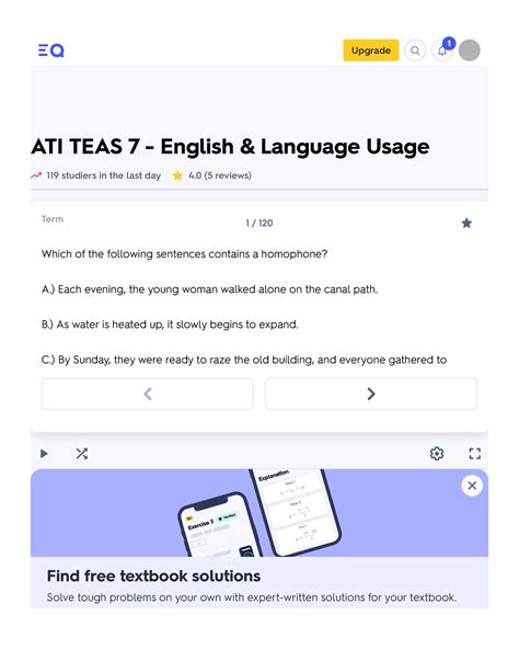 english teas 7 quizlet|ati teas 7 english and language usage quizlet.